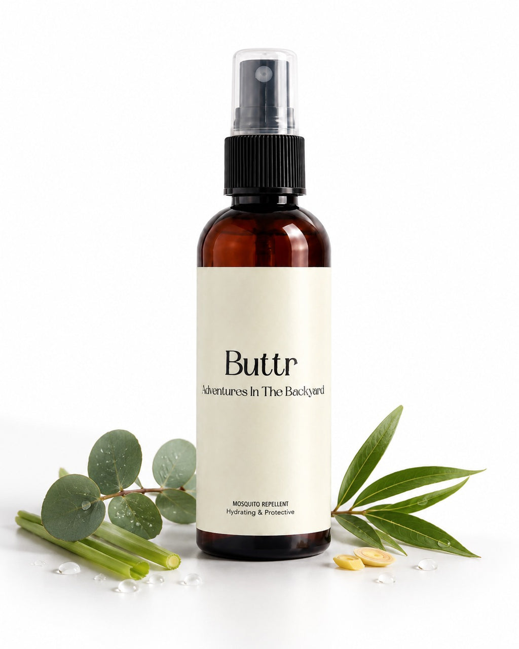 Buttr Adventures in the Backyard Mosquito Repellent Spray, Hydrating and Protective Outdoor Mist.