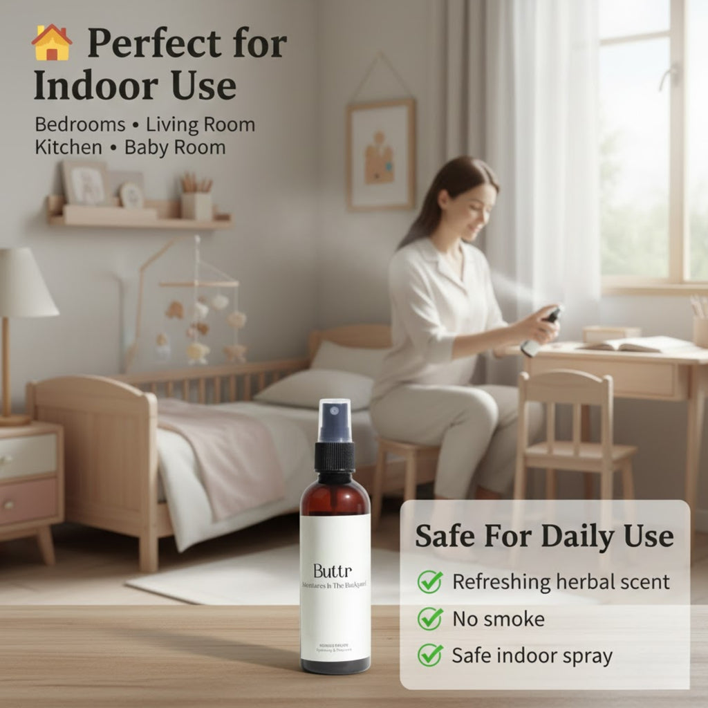 Buttr Adventures in the Backyard Mosquito Repellent Spray, Hydrating and Protective Outdoor Mist.