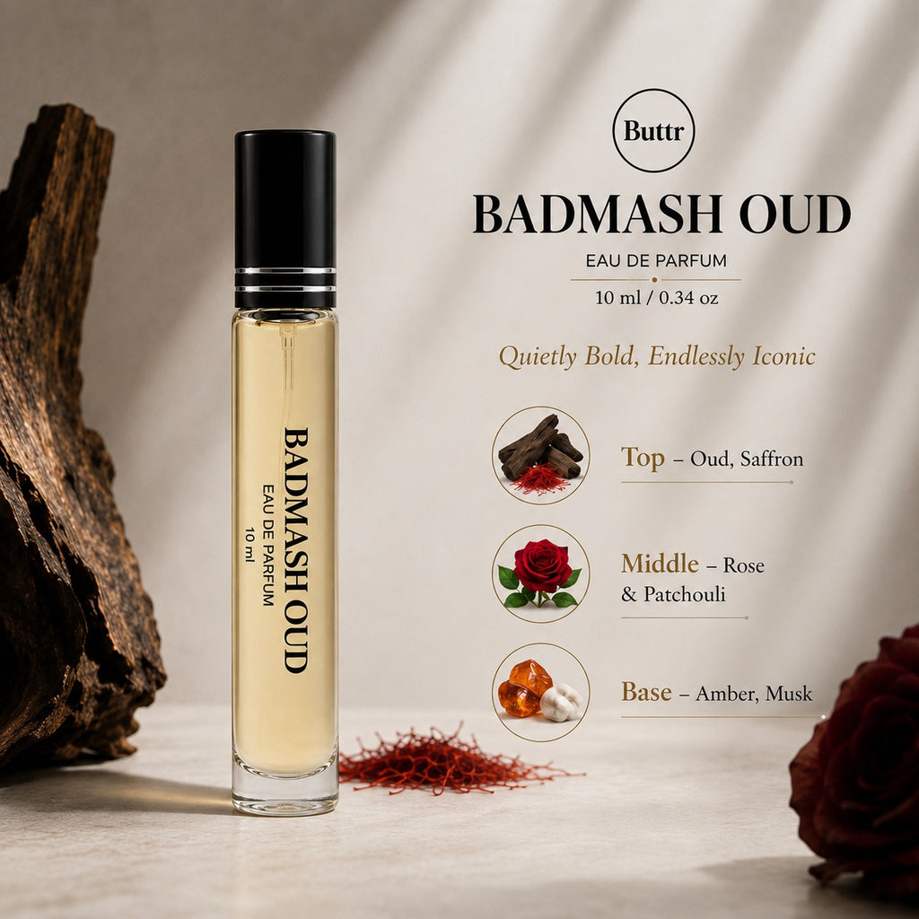 Buttr Badmash Oud Eau De Parfum – 10ml
