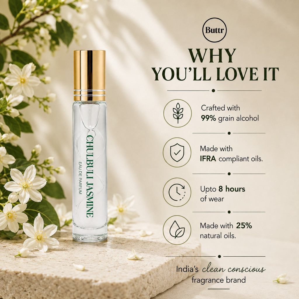 Buttr Chulbuli Jasmine Eau De Parfum for Women – 10ml
