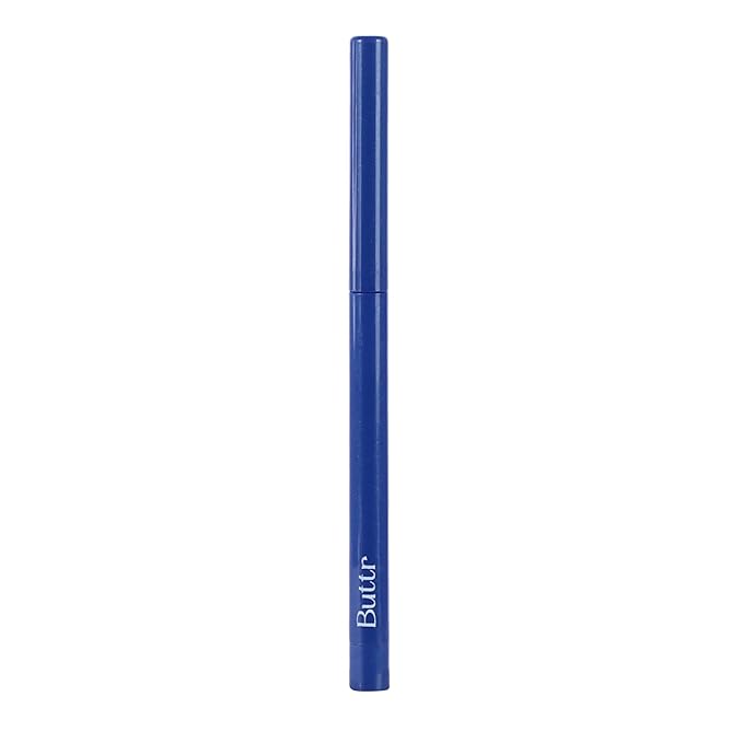 Buttr Blue Velvet Eyeliner delivers long-lasting waterproof color with smooth application for bold defined eyes.