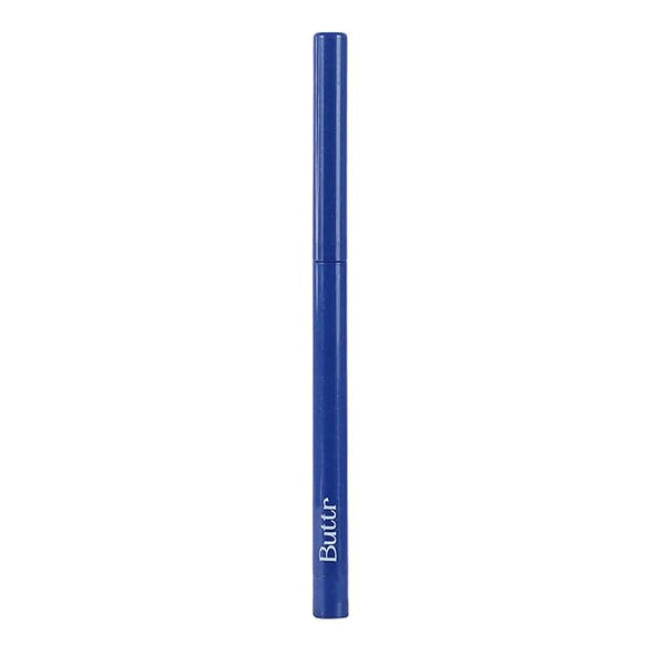 Buttr Blue Velvet Eyeliner delivers long-lasting waterproof color with smooth application for bold defined eyes.