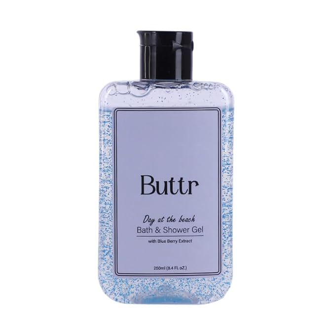 Buttr Blueberry Shower Gel with Aloe Vera and Vitamin E for Revitalized Hydrated Skin – 250ml
