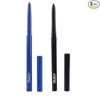 Buttr Midnight & Black Eyepencil Combo Pack of 2, Waterproof, Smudge-Proof, Bold, Long-Lasting Eye Definition.