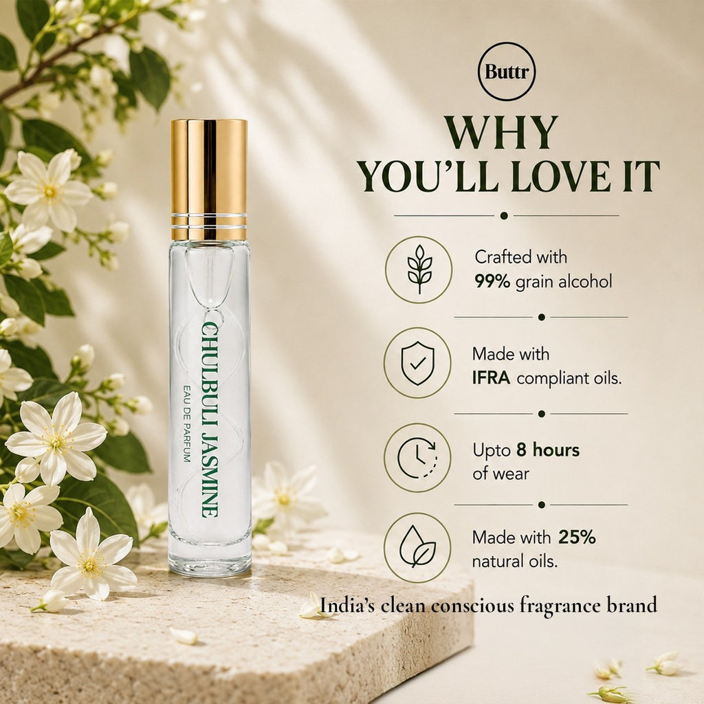 Buttr Chulbuli Jasmine Eau De Parfum for Women – 10ml