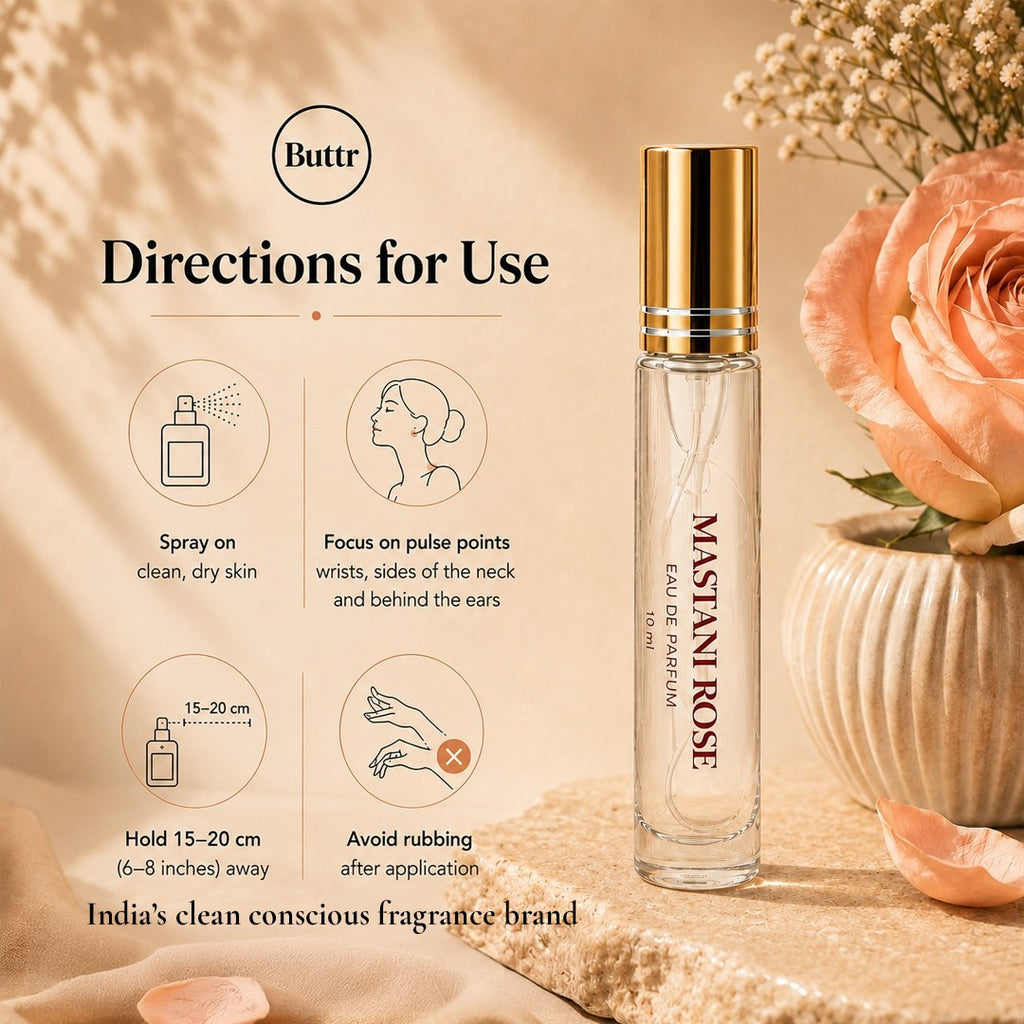 Buttr Mastani Rose Eau De Parfum for Women – 10ml
