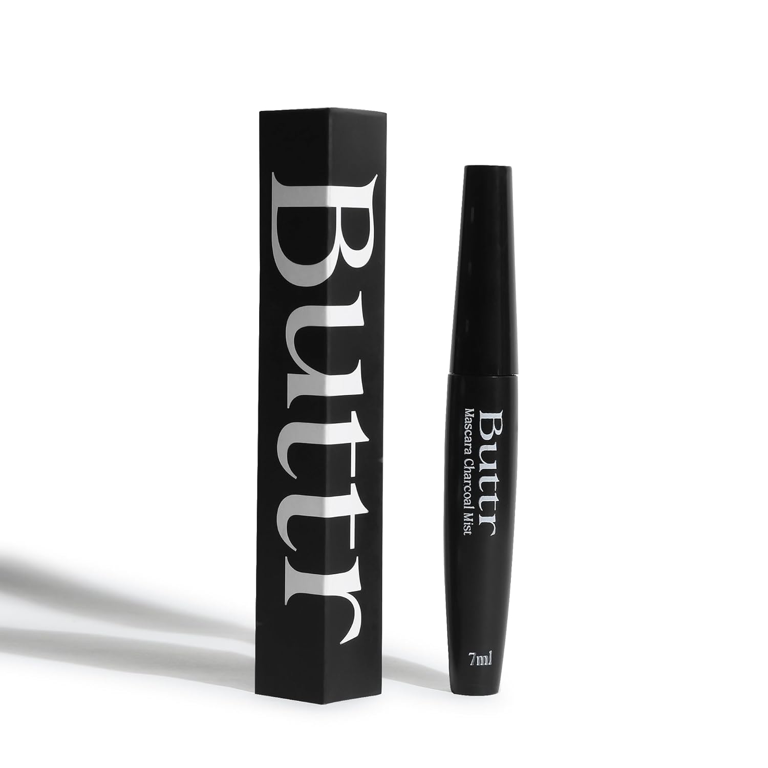 Buttr Waterproof Mascara Black | 24H Long-Lasting Smudge-Proof Formula | Volumizing, Curling & Lengthening Mascara for Women | 7 ml