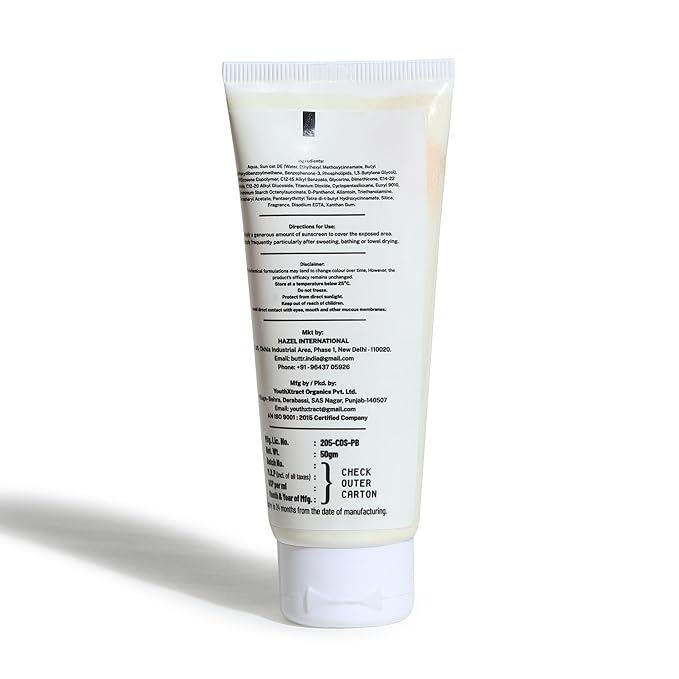 Buttr Matte Sunscreen SPF 50+ PA+++ | Water-Based Broad Spectrum Sunscreen for Oily, Combination & Normal Skin | Lightweight, Non-Greasy, No White Cast | 50g