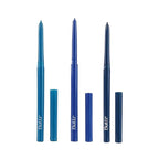 Buttr Teal blue, midnight & Aqua Eyepencil Combo Pack of 3, Waterproof, Smudge-Proof, Bold, Long-Lasting Eye Definition.