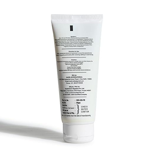 Buttr Matte Sunscreen SPF 75+ PA+++ | Water-Based Broad Spectrum Sunscreen for Oily, Combination & Normal Skin | Lightweight, Non-Greasy, No White Cast | 50g.