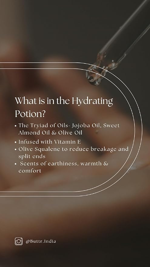 Buttr Pre-Wash Serum for Dry Scalp with Vitamin E, Jojoba Oil & Sweet Almond Oil – Nourishes Scalp, Reduces Dryness & Irritation, 30ml