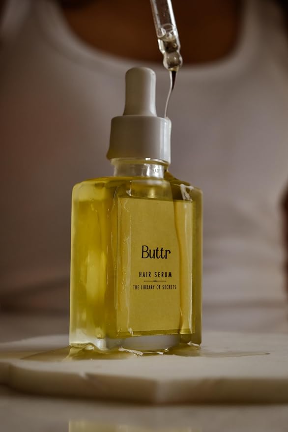 Buttr Pre-Wash Serum for Dry Scalp with Vitamin E, Jojoba Oil & Sweet Almond Oil – Nourishes Scalp, Reduces Dryness & Irritation, 30ml