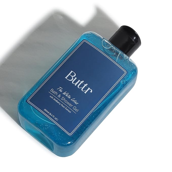 Buttr Mulberry Shower Gel with Aloe Vera & Vitamin E – Soap-Free Body Wash for Hydrated, Soft & Radiant Skin, Gentle Daily Bath & Shower Gel for Men & Women, 250ml