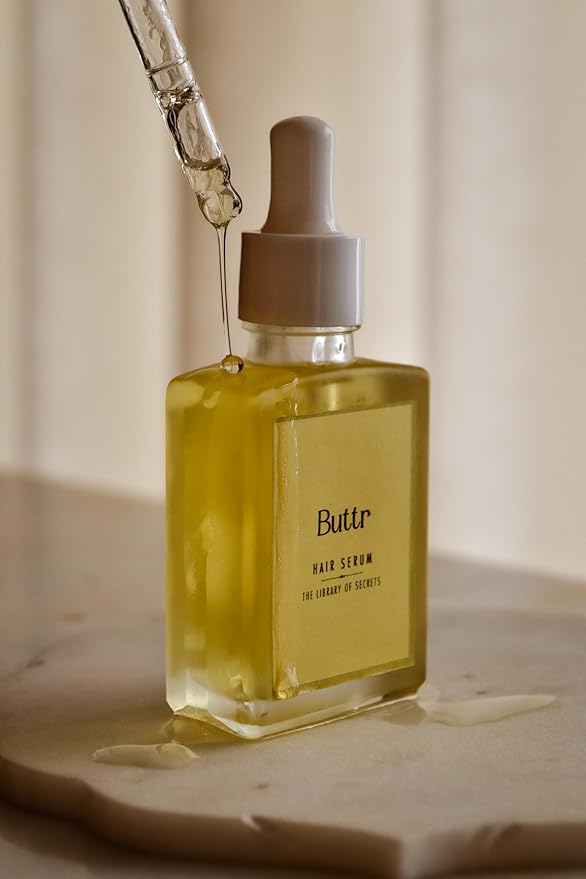 Buttr Pre-Wash Serum for Dry Scalp with Vitamin E, Jojoba Oil & Sweet Almond Oil – Nourishes Scalp, Reduces Dryness & Irritation, 30ml