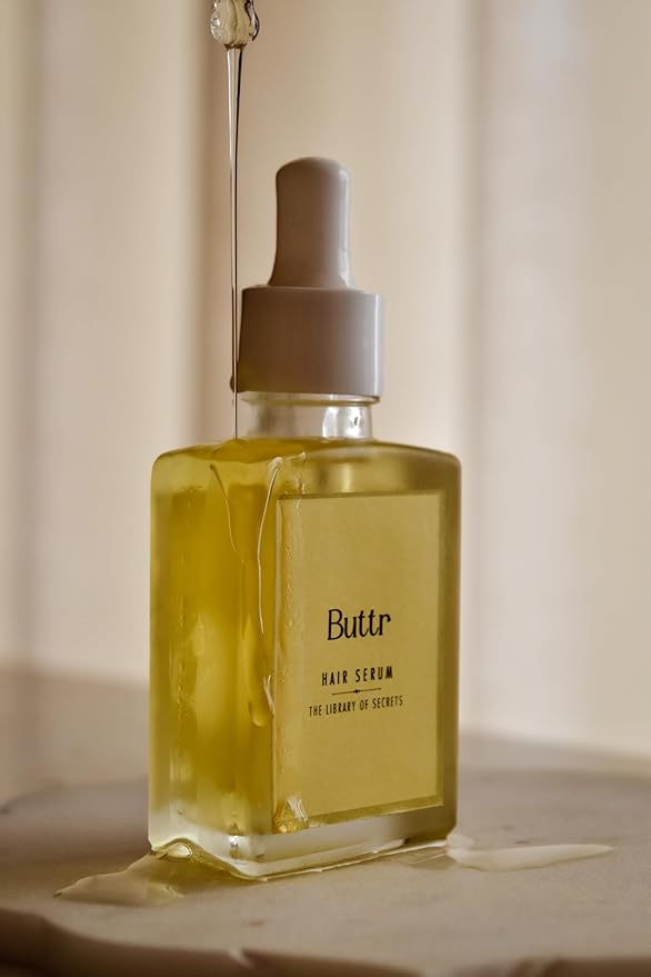 Buttr Pre-Wash Serum for Dry Scalp with Vitamin E, Jojoba Oil & Sweet Almond Oil – Nourishes Scalp, Reduces Dryness & Irritation, 30ml