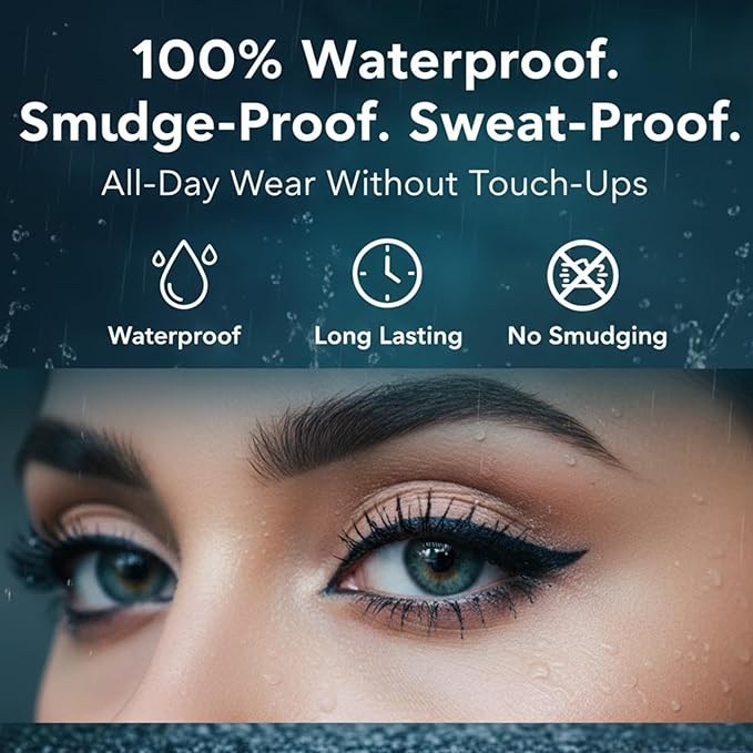 Buttr Teal blue, midnight & Aqua Eyepencil Combo Pack of 3, Waterproof, Smudge-Proof, Bold, Long-Lasting Eye Definition.