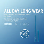 Buttr Teal Blue Eyeliner Pencil | Waterproof & Smudge-Proof | Bold Pigment | Long-Lasting Eye Kajal | The Hidden Sanctuary
