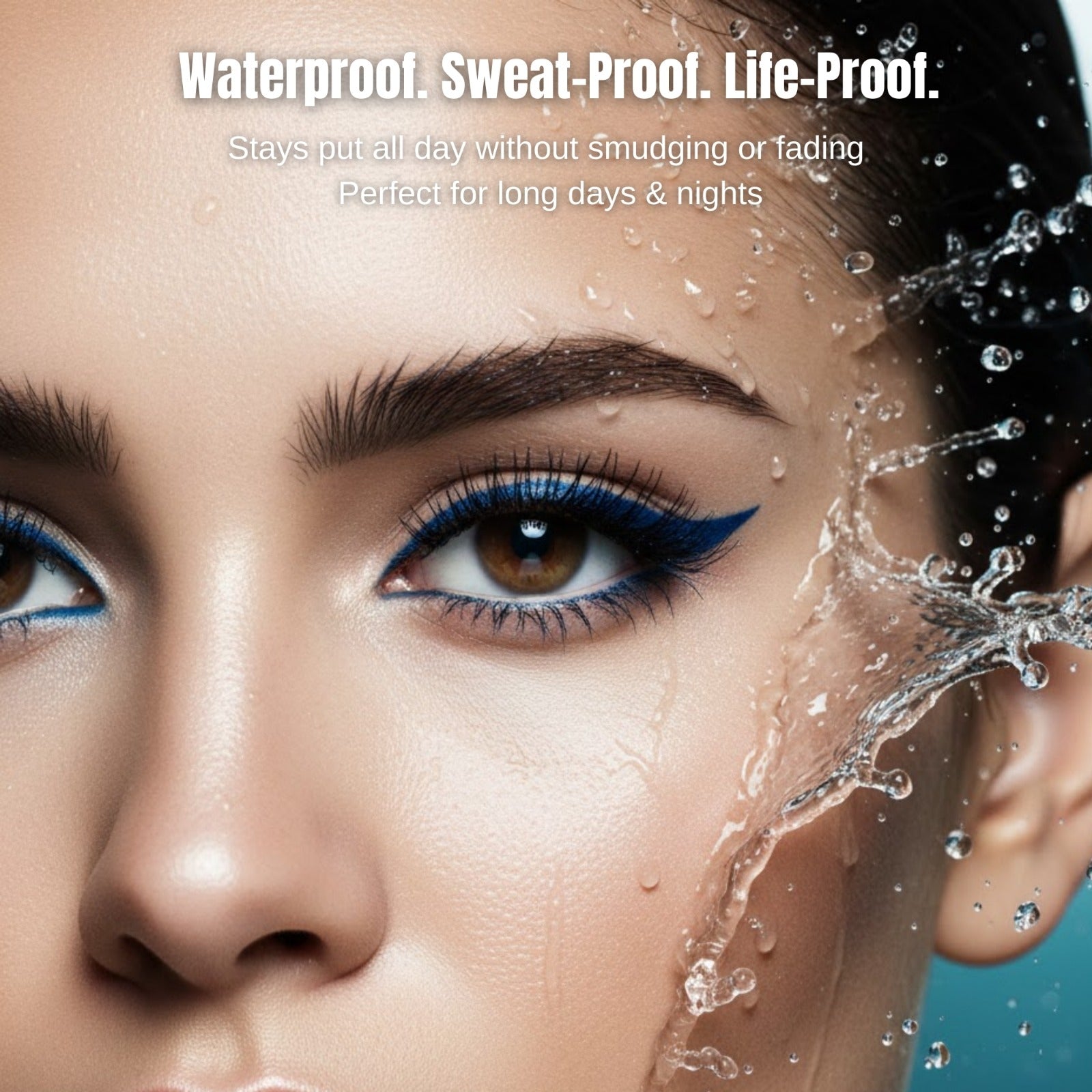 Buttr Retractable Eyeliner Pencil | Smudge-Proof  & Long Lasting | Black & Blue Combo | Waterproof  Eye Pencil for All Eye Types