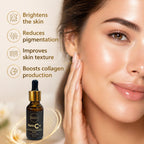 Buttr Vitamin C 10% Glow & Anti Pigmentation Serum |  Brightening Face Serum for All Skin Types | 30ml